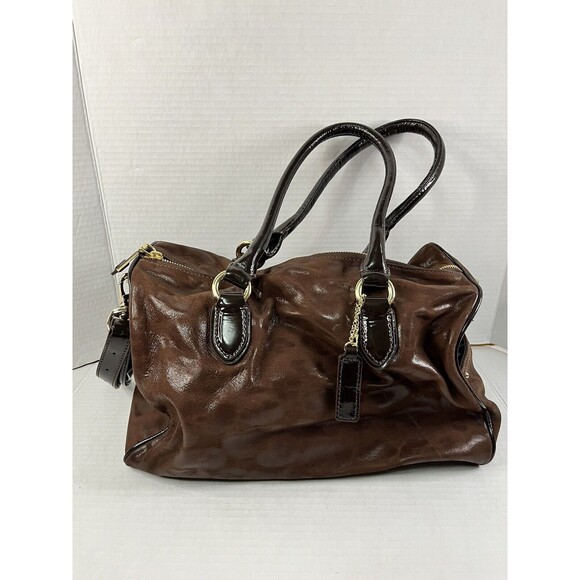 Cole Haan Capetown Jade Bag Chstnt Lpd Prnt Tote Shoulder Bag $348 - Picture 1 of 12
